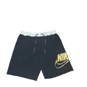 Vintage Nike Team Sports Shorts Men's L Black/Gold